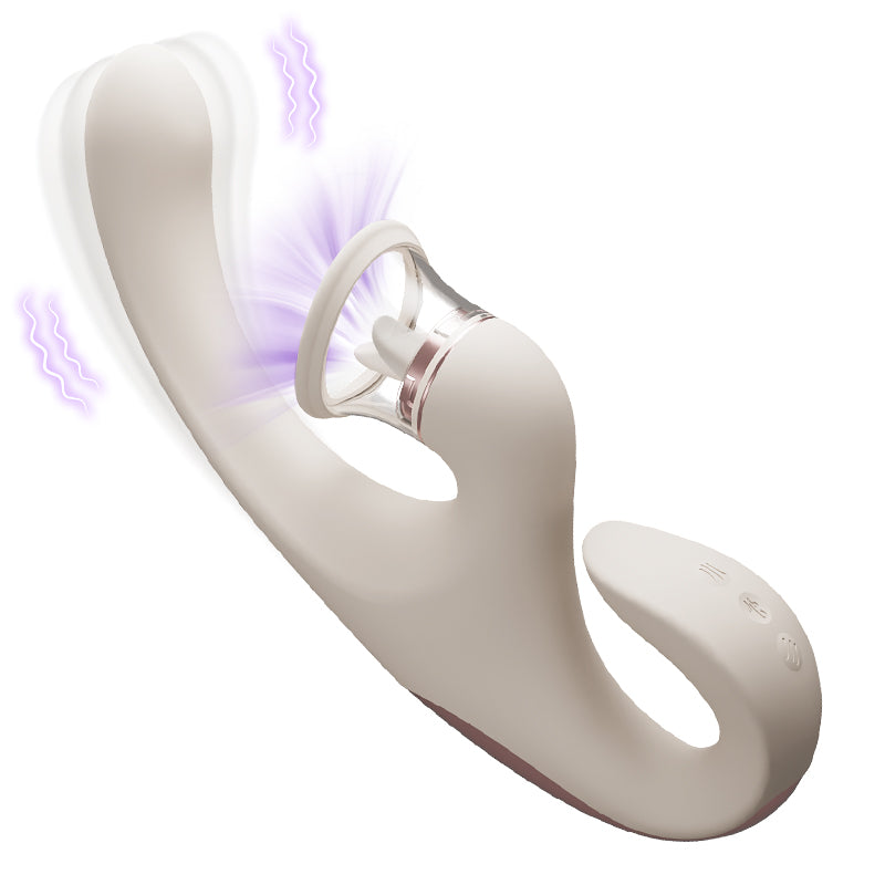 Selene - Tongue Licking Suction Arousal Clitoral G-spot Vibrator for Blended Orgasms