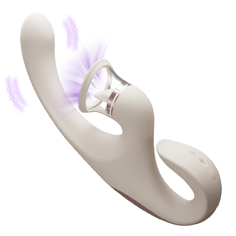 Selene - Tongue Licking Suction Arousal Clitoral G-spot Vibrator for Blended Orgasms