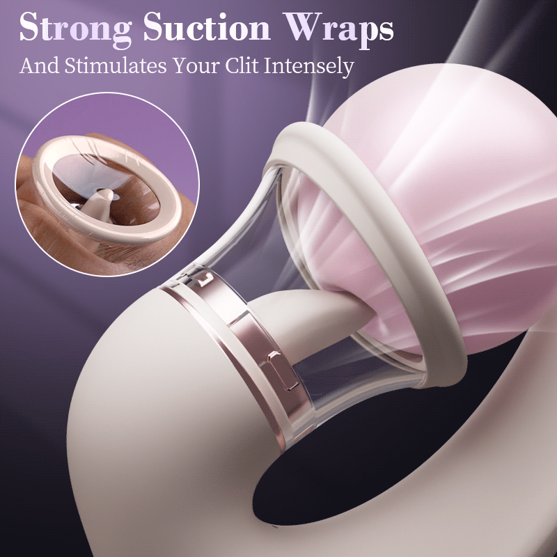 Selene - Tongue Licking Suction Arousal Clitoral G-spot Vibrator for Blended Orgasms