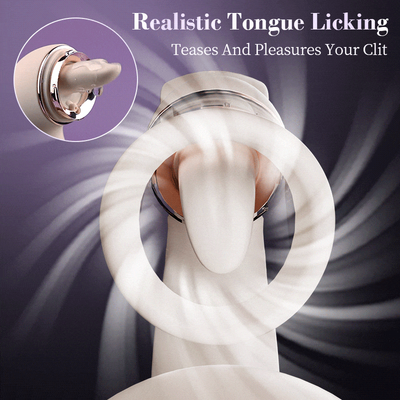 Selene - Tongue Licking Suction Arousal Clitoral G-spot Vibrator for Blended Orgasms