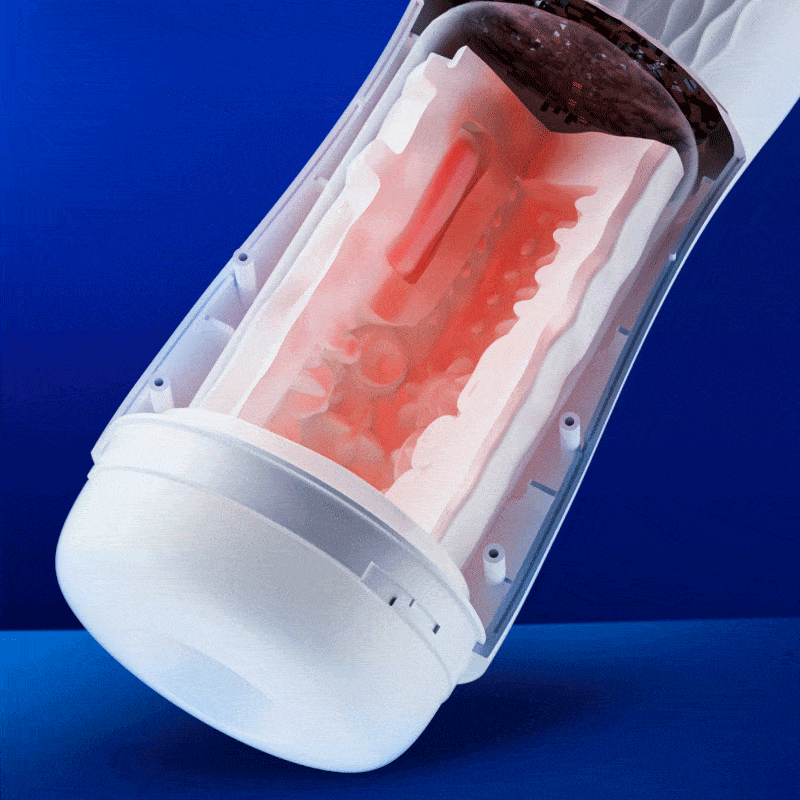 Phantom - 3-in-1 Suction + Vibration + 40℃ Warmth Trilingual Voice Blowjob Stroker
