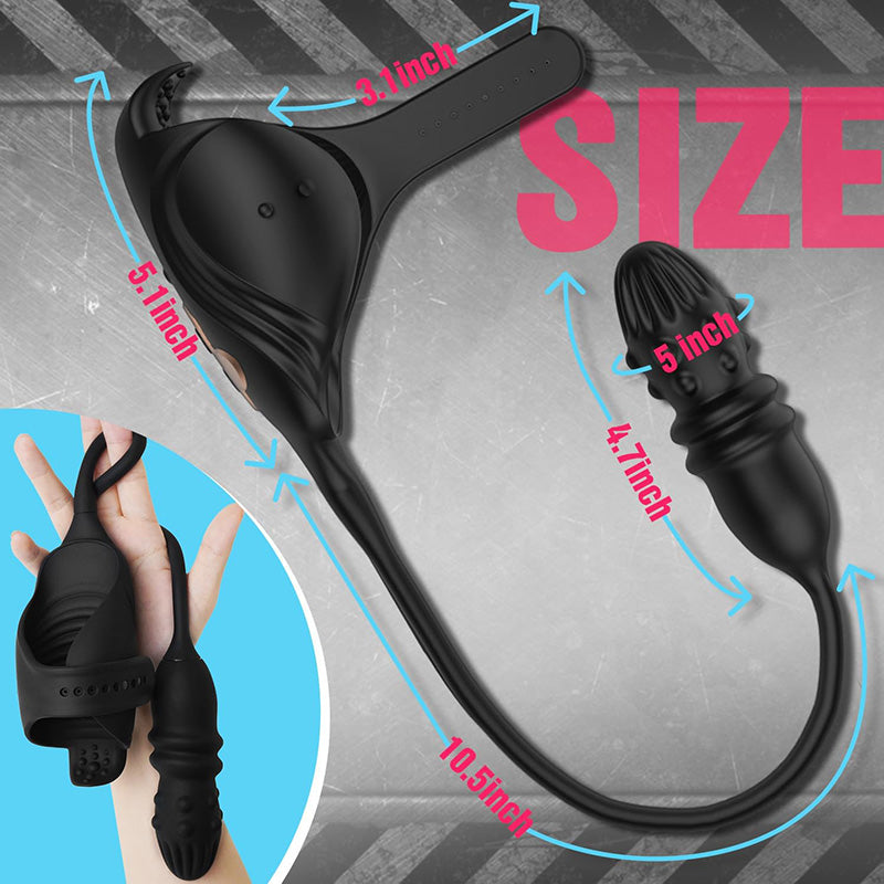 Arthur - Thrusting & Vibrating Glans Trainer for Intense Penis and Anal Stimulation