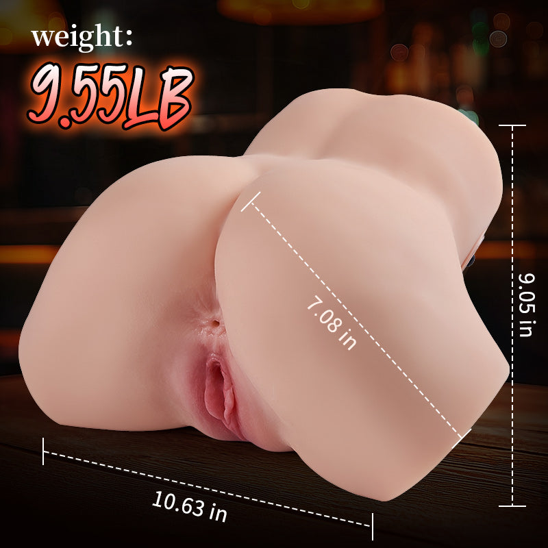 Amanda - Realistic Butt TPE Masturbator 10.34 lbs 3 Thrusting & 6 Vibrating Fully Waterproof Male Sex Doll