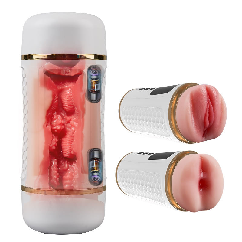 Throb - Dual-End Vibrating Stamina Trainer Edging Delay & Endurance Builder Male Stroker