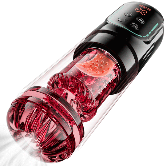 【Pre-sale until 6/16】Cinder - Thrusting Rotating Sucking Vibrating Licking Blowjob Male Stroker