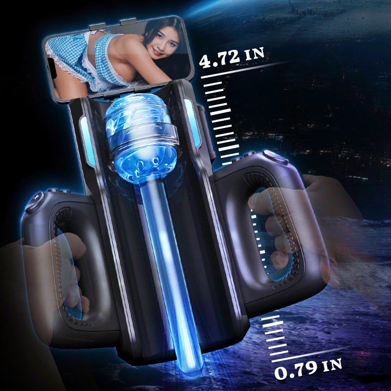 Leten - Interactive Transparent Stroker 10 Thrusting, 4,72 in Deep Stroke & Realistic Moaning Voice Stroker