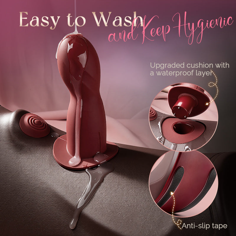 VVD Rider Air Riding Sex Machine - Thrusting Piston Dildo with Dual Vibrating Attachments | Hands-Free Cowgirl Style