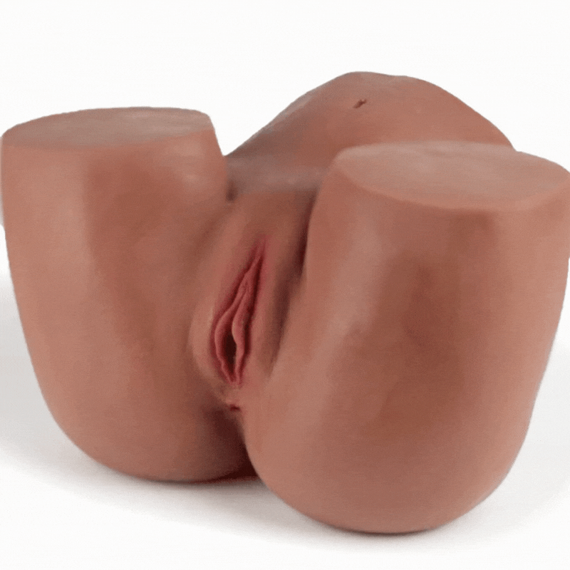 Kalista -  Brown Sex Toys for Men Orgasm Life-Sized Pussy Ass Realistic Butt 19.51 Lbs