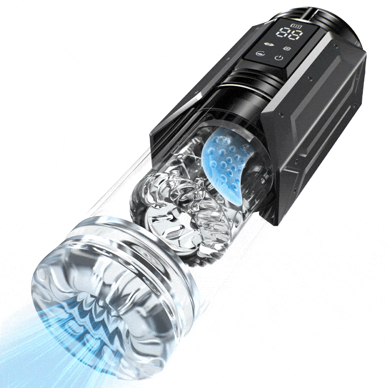 King -Powerful Suction 360° Deep Tight Wrapping Easy to Clean Masturbator