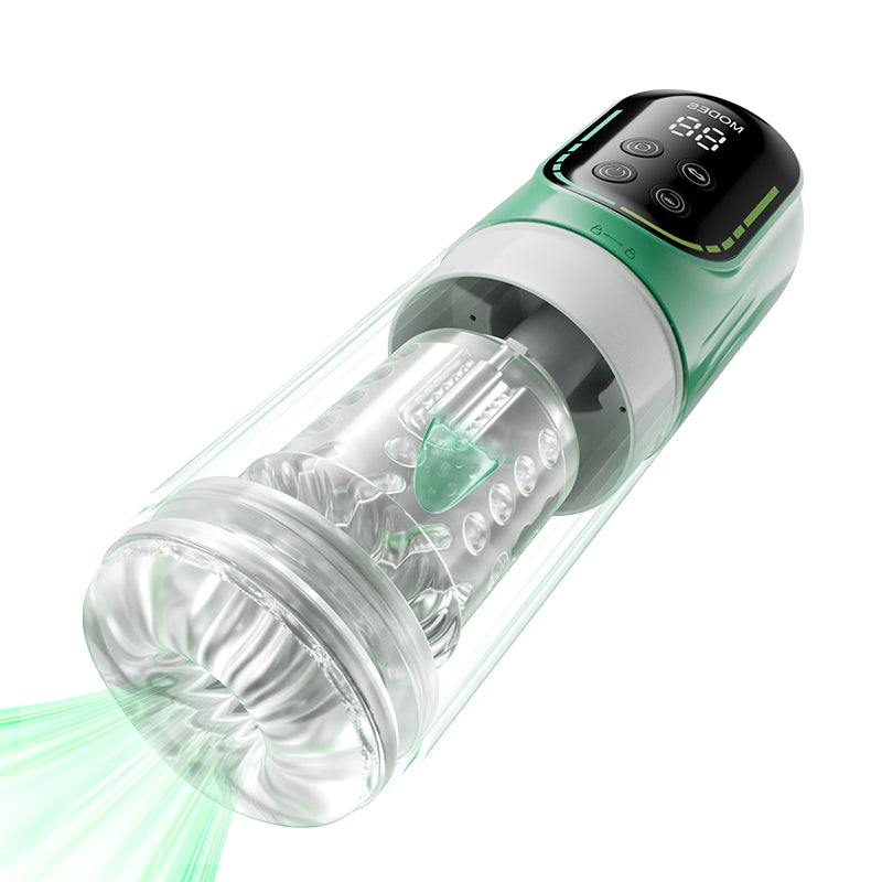 Heaven - 5 in 1 Male Masturbator 7 Thrusting Rotation Suction Vibration & Licking Intelligent Control Stroker