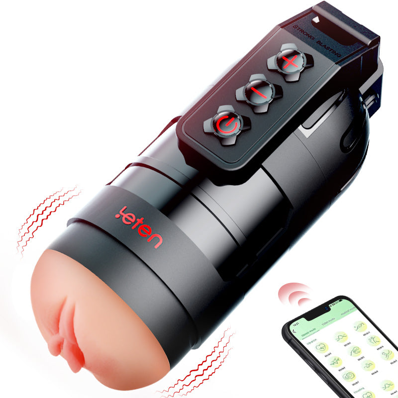 Flash - 10 Vibrating Male Masturbator Stroker With Voice Mode, APP Control