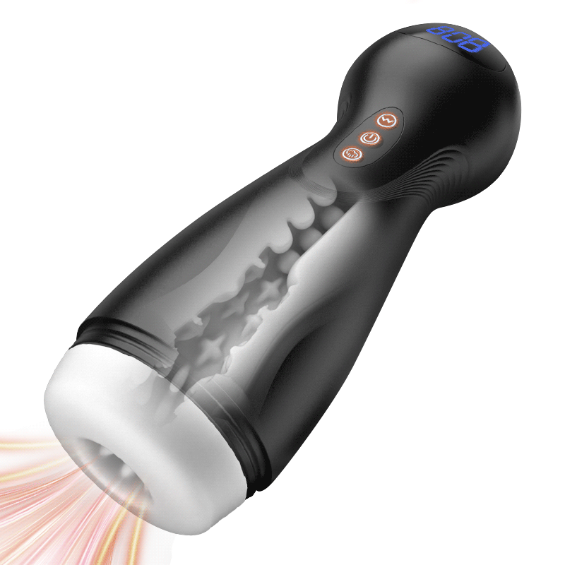 【#1 Choice】SolaceX - 9 Suction 10 Vibration Male Masturbator Automatic Strong Suction Soft TPE Realistic Texture Male Stroker Masturbator
