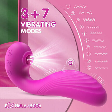 Nimue - TRIPLE AROUSAL Clitoral Sucking 5 Licking 10 Vibrating Vibrator