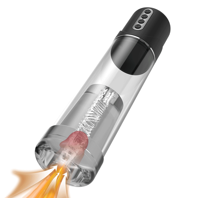 ACMEJOY - 6 Vacuum Suctions Penis Pump 3 IN 1 Masturbation Training Climax