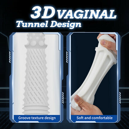 STARK 3 Sucking and Vibrating Masturbators Electric Pocket Pussy Male Male Stroker