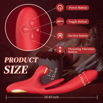 Reverie - Thrusting Sucking Vibrator