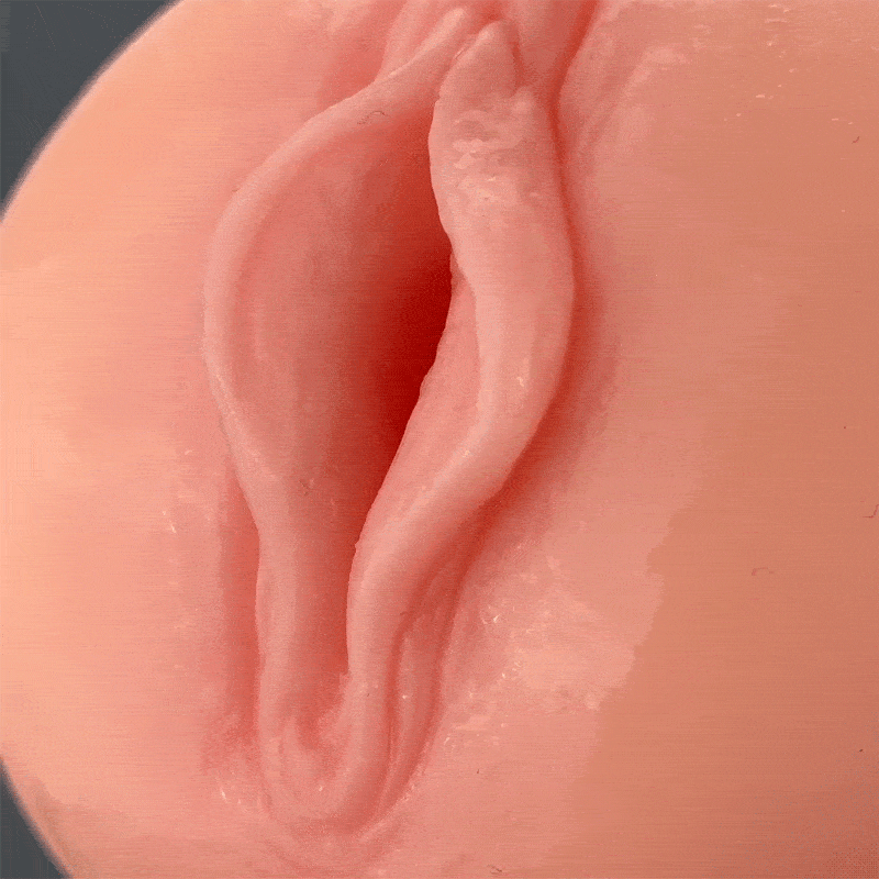 【Everted Fleshy Labia】ROKA - 5-in-1 Multifunctional Male Stroker with 5 Thrusting and Suction, 10 Vibration, and Transparent Removable Cover