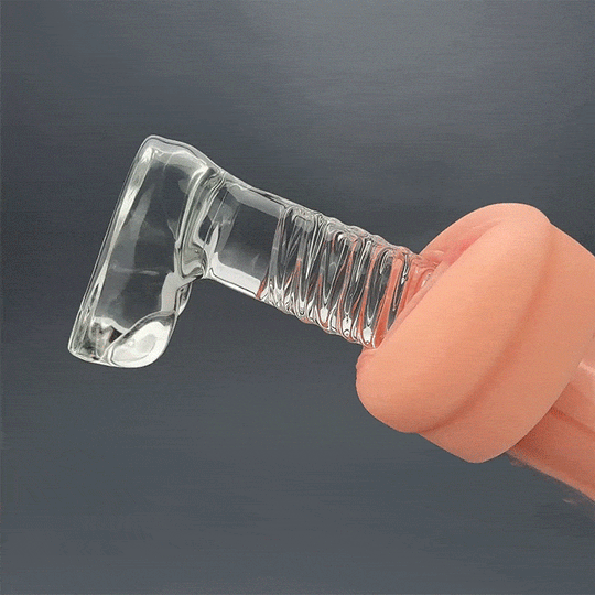 【Everted Fleshy Labia】ROKA - 5-in-1 Multifunctional Male Stroker with 5 Thrusting and Suction, 10 Vibration, and Transparent Removable Cover