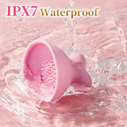 Acmejoy - 7 Vibrating & Rotation Nipple Toys with Replaceable Message Head