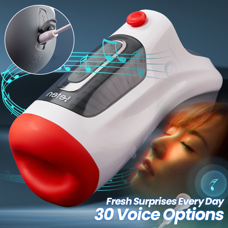 Leten - Deep Throat Blowjob Masturbator - 10 Vibration Modes Vacuum Sucking Automatic Oral Sex Male Stroker