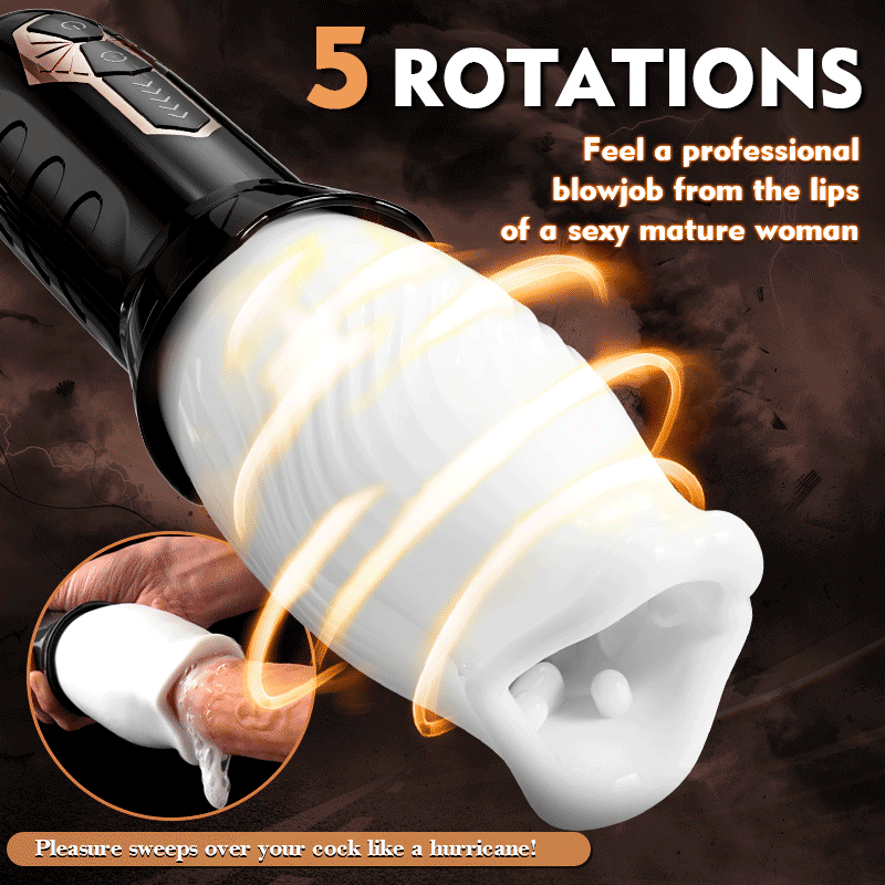 Tornado - 10 Vibration 5 Rotation Automatic Stroker