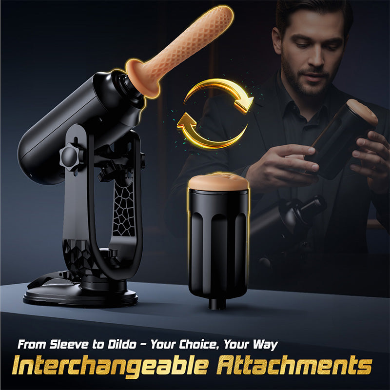 ThrustMax - Hands Free Use Cupsland Fully Automatic Masturbation Cup (with stand)