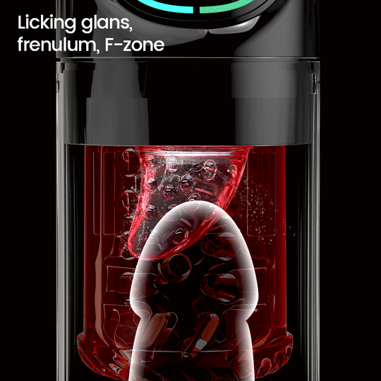 Cinder - Thrusting Rotating Sucking Vibrating Licking Blowjob Male Stroker