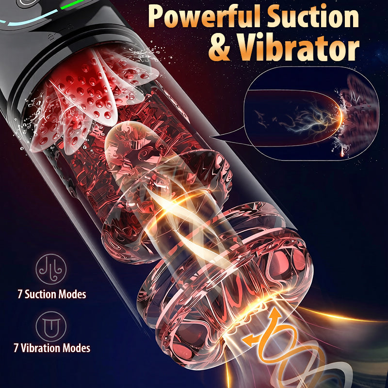 【Pre-sale until 6/16】Cinder - Thrusting Rotating Sucking Vibrating Licking Blowjob Male Stroker