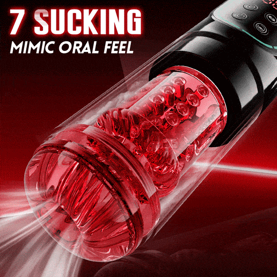 Cinder - Thrusting Rotating Sucking Vibrating Licking Blowjob Male Stroker
