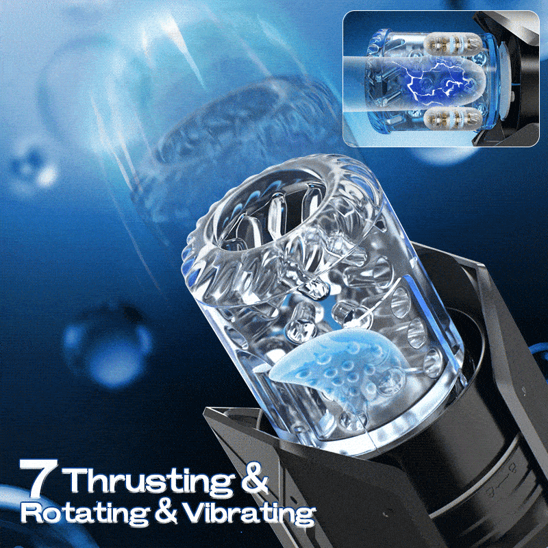 King -Powerful Suction 360° Deep Tight Wrapping Easy to Clean Masturbator
