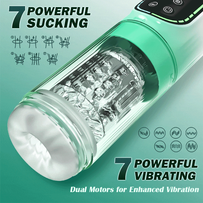 Heaven - 5 in 1 Function Automatic Male Stroker & Suction Penis Pump