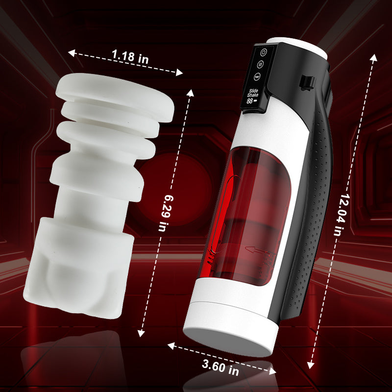 Mirabel - 320/Min One-Click Burst 8 Thrusting 10 Vibrating Male Stroker