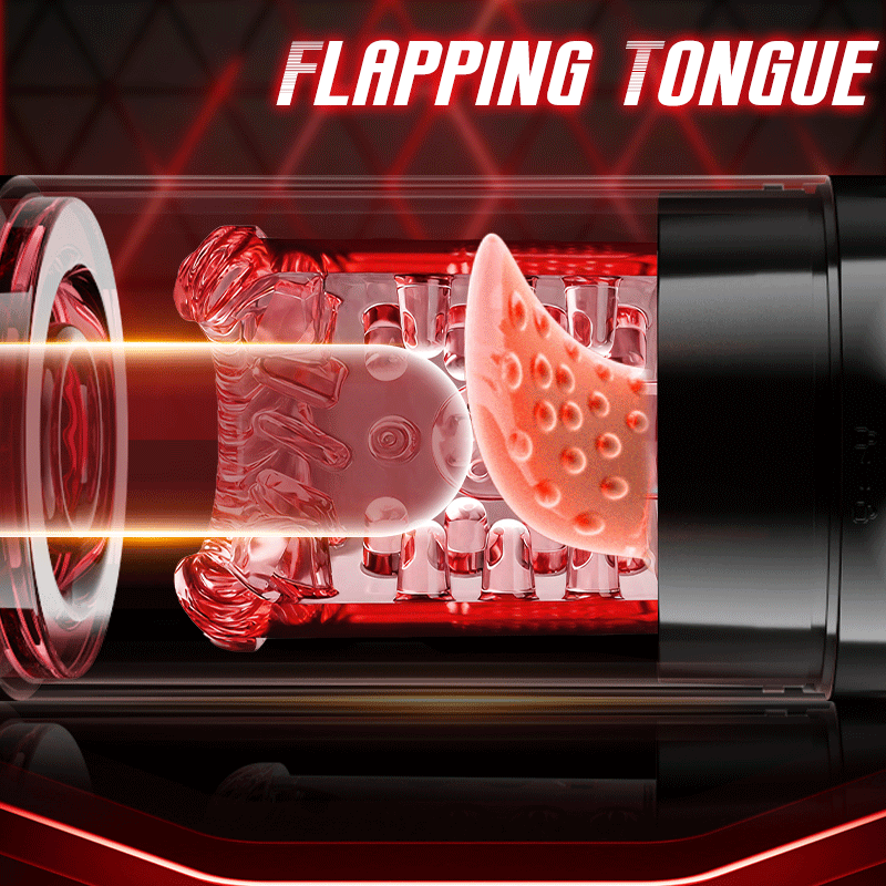 Cinder - Thrusting Rotating Sucking Vibrating Licking Blowjob Male Stroker