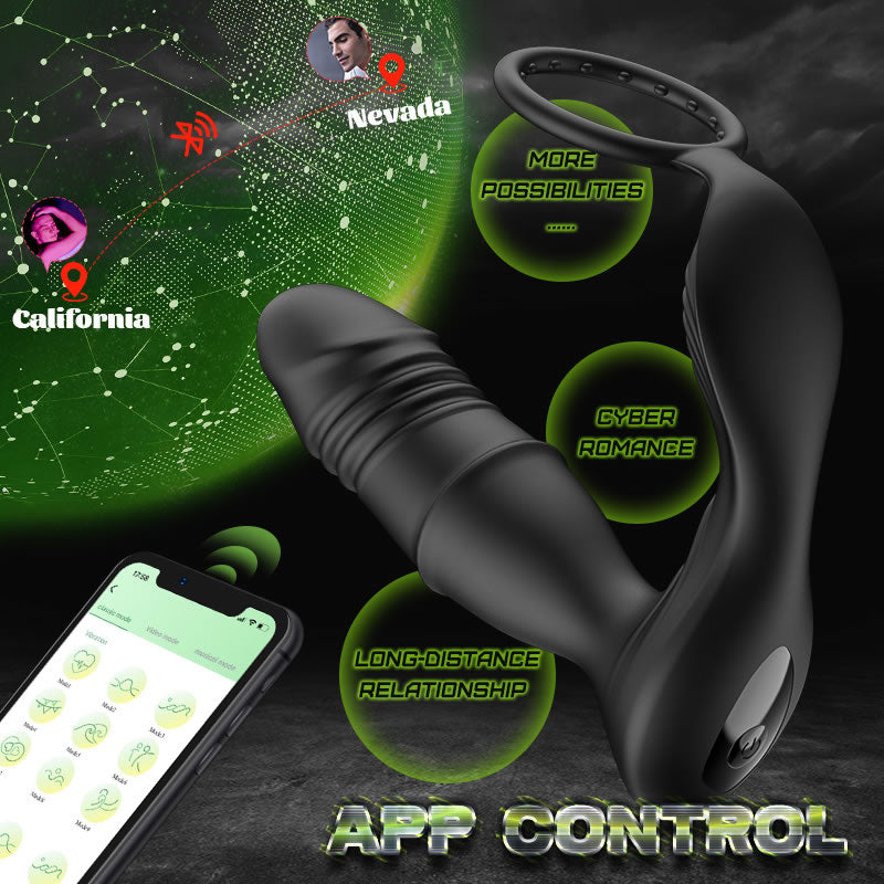 ACMEJOY - 伸缩振动前列腺按摩器