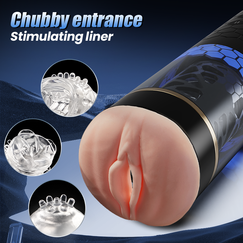 STORM -  Intense Thrusting & Spinning Hands-Free 6.10 Inches Depth Masturbator