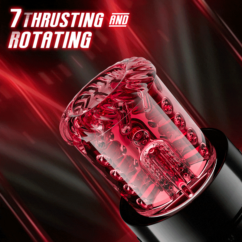 Cinder - Thrusting Rotating Sucking Vibrating Licking Blowjob Male Stroker