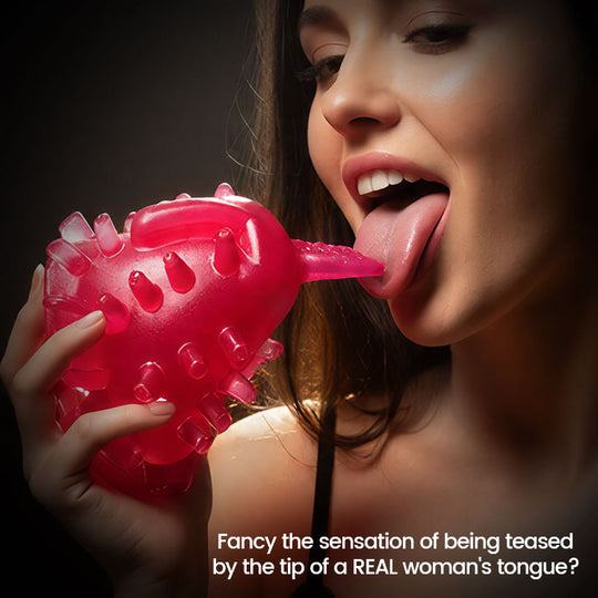 Cinder - Thrusting Rotating Sucking Vibrating Licking Blowjob Male Stroker