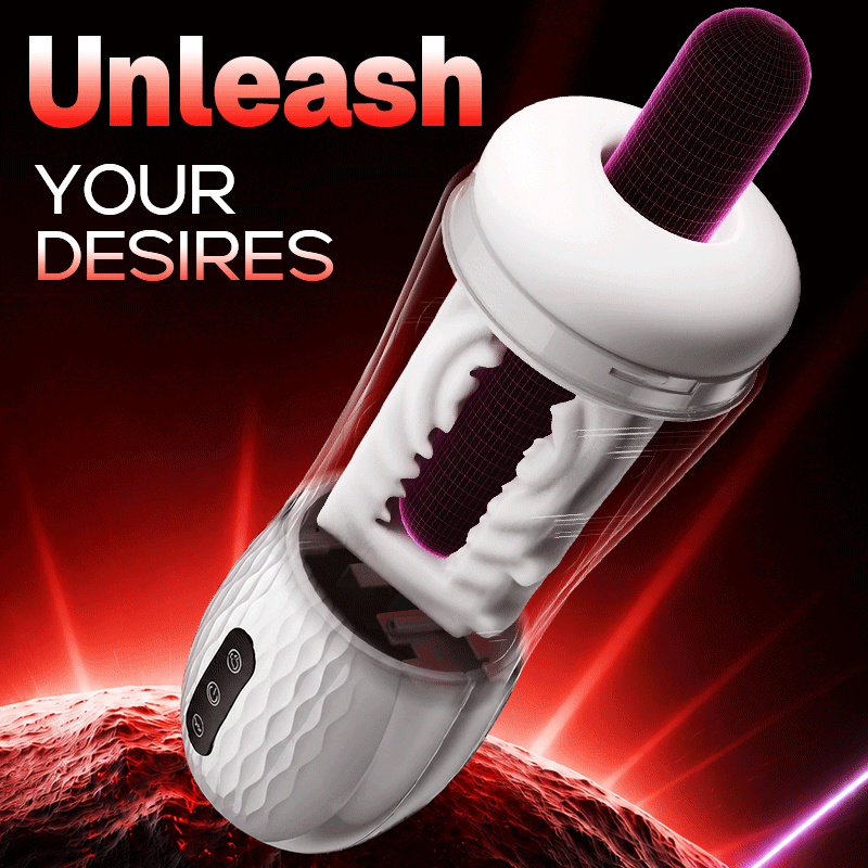 Phantom - 3-in-1 Suction + Vibration + 40℃ Warmth Trilingual Voice Blowjob Stroker