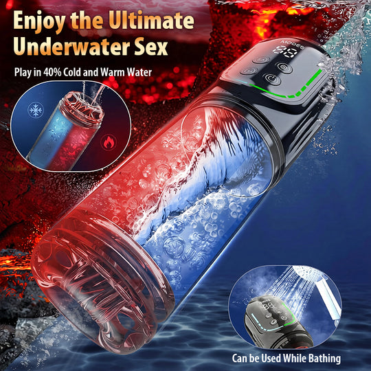 【Pre-sale until 6/16】Cinder - Thrusting Rotating Sucking Vibrating Licking Blowjob Male Stroker