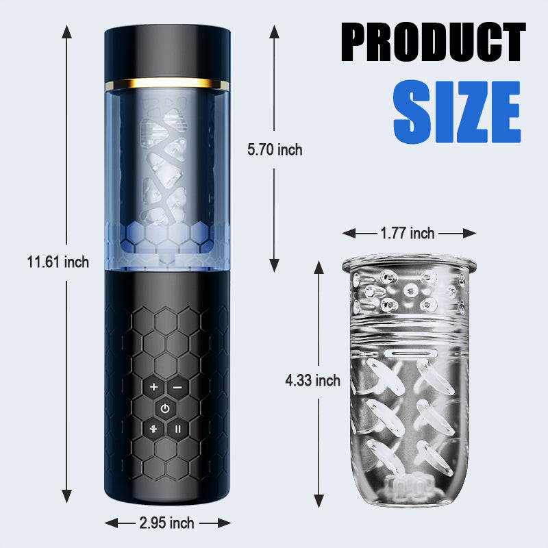 【Pre-sale until 6/19】STORM - Hand-Free 10 Thrusting & Rotation Realistic Sleeve Male Masturbator