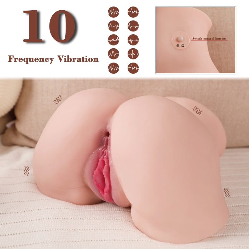 Nova – 2 in1 Electric Sex Doll with 7 Vibrations and 100% Waterproof Realistic Butt