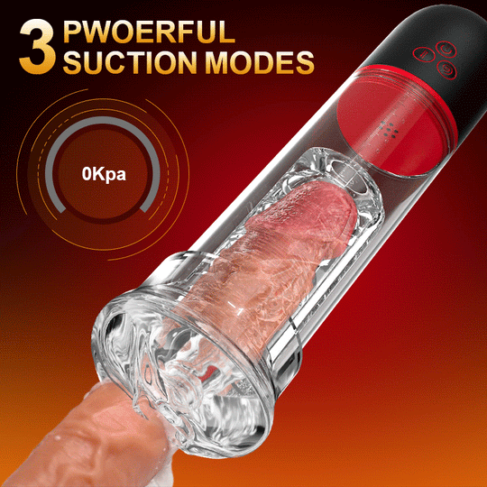 S-HANDE - Sucking Vibrating Penis Pump