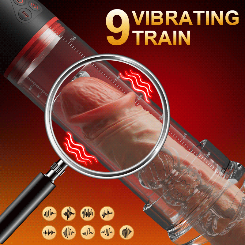S-HANDE - S-Hande Upgraded 2 IN 1 Sucking Vibrating Penis Pump