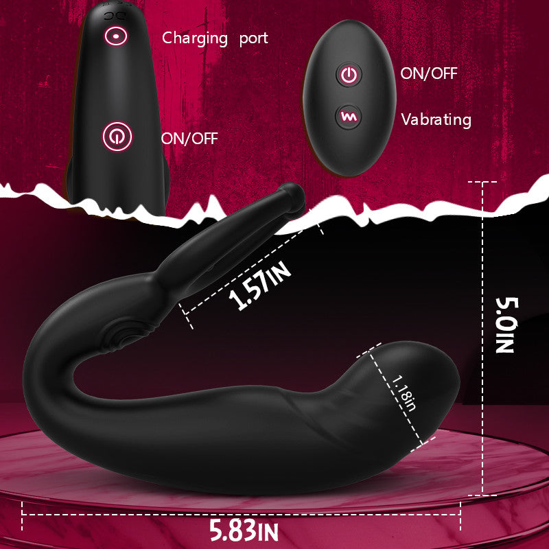Rainstorm - Bead Massage Multifunctional 9 Vibrating Prostate Anal Plug Solo Male Prostate Massager