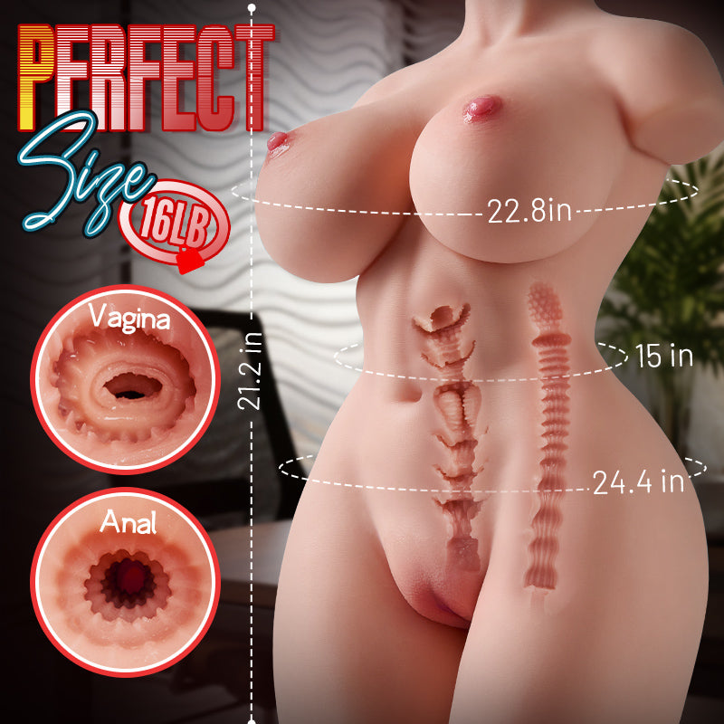 Evelyn Blake Forbidden Office Secretary Rose Torso – 18.3lbs Ultra-Realistic