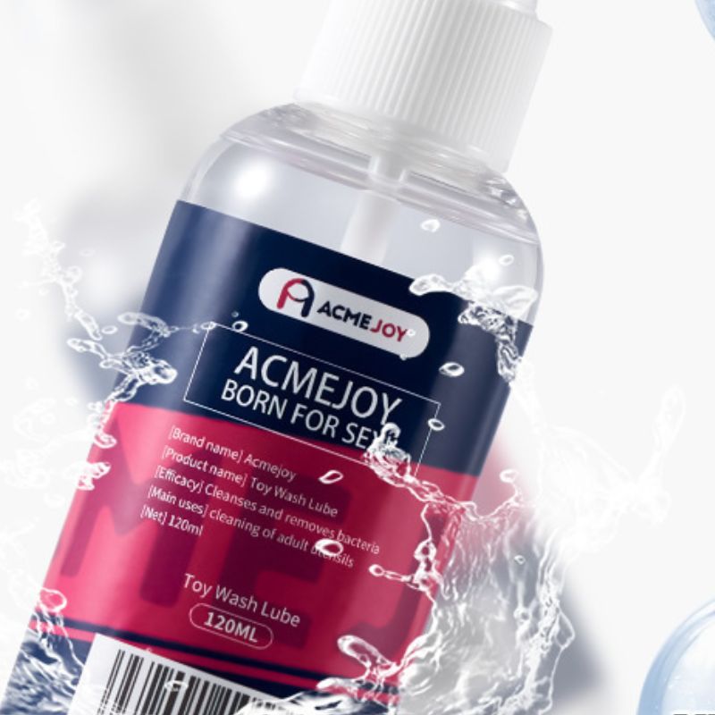 ACMEJOY - Toy Wash Water Vased Formula 120ML Lubricated & Washable