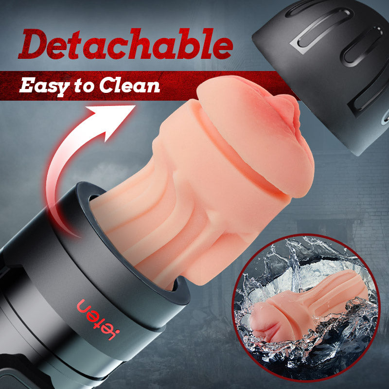 Flash - 10 Vibrating Male Masturbator Stroker With Voice Mode, APP Control