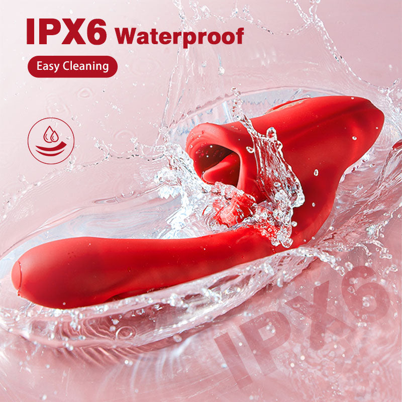 Bisou - Shaped Biting Soother with Vibration & Flapping