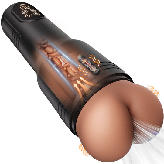 Bolt - Realistic Ass Pocket Pussy 7 Vibration & Suction Modes Toys | Anal Male Masturbator Cup